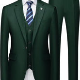 Slim Solid Trio Suit