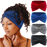 Soft Stretch Sports Headband Set