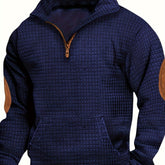 Plaid Stand Knit Top