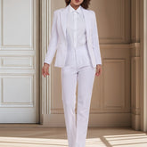 Chic Single Button Pantsuit Set