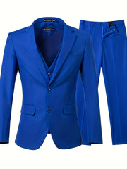 Men’s Slim Fit 3-Piece Suit