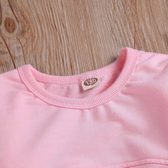 Toddler Baby Girls Clothes Fall Winter Warm Long Sleeve Tops Long Pants Suit Kids Soft Cotton Outfits 2Pcs Set