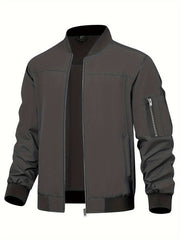Lightweight Men's Windbreaker Bomber Jacket
