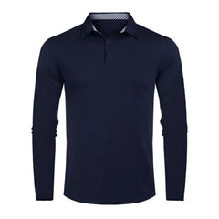 Long Sleeve Male Shirt Turn down Collar Autumn 2021 Pullovers Handsome Solid Color Slim Male Pullover Shirts Top