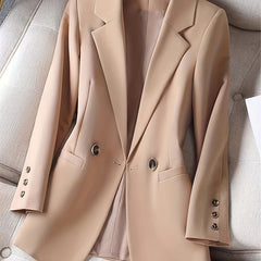 Double Lapel Woven Blazer