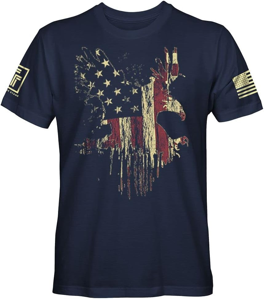 Eagles Old Glory Men'S Patriotic T-Shirt