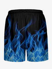 Flame Print Board Shorts