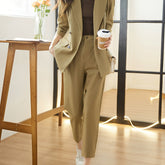 Minimal Elegant Blazer Suit Set