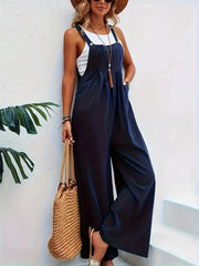Women Boho Wide Leg Jumpsuit