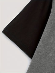 Men’s Rose Color-Block Print T-Shirt