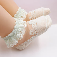Ruffle Lace Princess Baby Socks