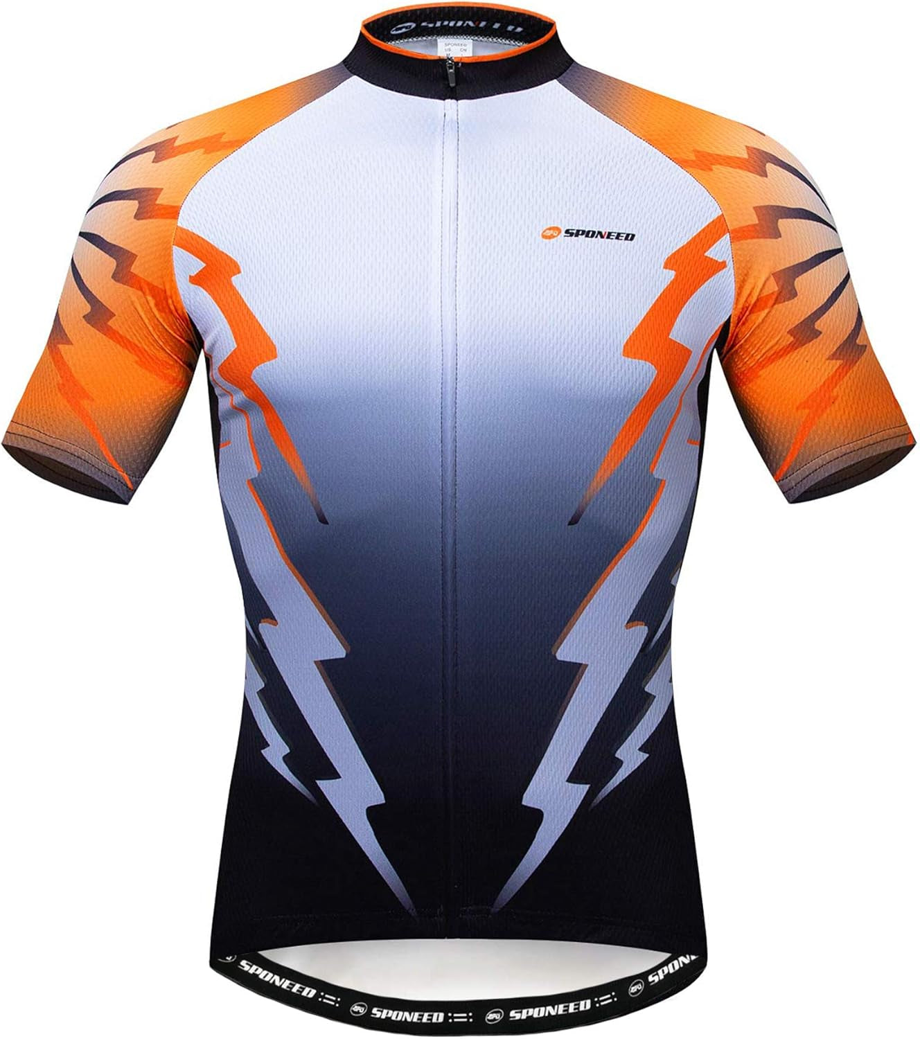 Men'S Cycling Jerseys Tops Biking Shirts Short Sleeve Bike Clothing Full Zipper Bicycle Jacket with Pockets