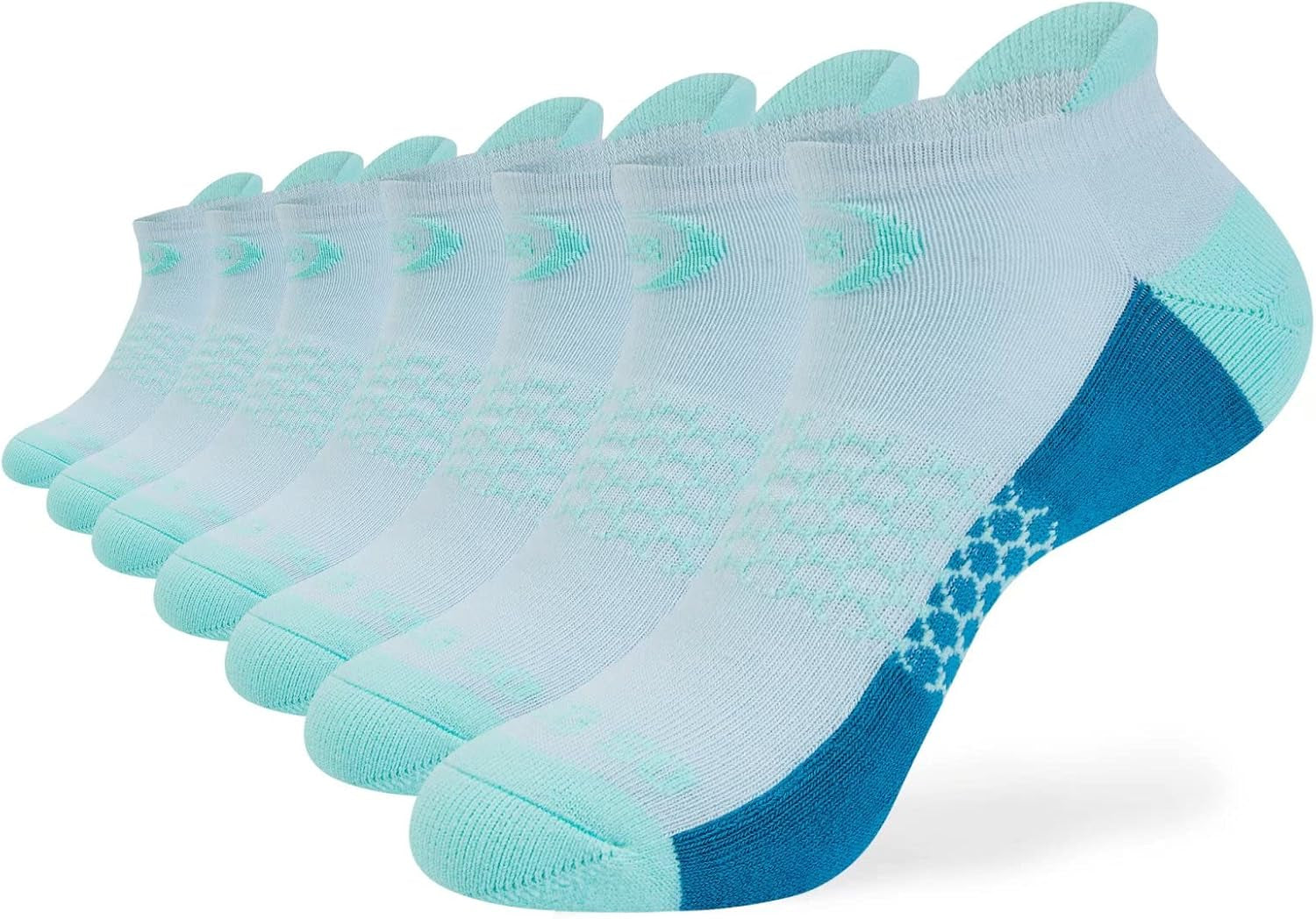 Women Socks 7 Pairs Men'S Athletic Running Socks with Tab 6 Pairs Thick Cushion Ankle Socks for Sport Low Cut Running Socks
