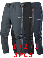 Men’s Quick-Dry Athletic Jogger Pants Set