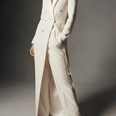 Elegant Extra Long Pea Coat