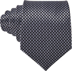 Designer Classic Ties for Men Set Formal Pocket Square Cufflink Check Plaid