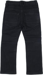 Baby Boys Toddler Jeans, Elastic Waist Biker Moto Distressed Ripped Denim Jeans for Boys & Colored Pants
