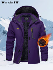 Women’s Windproof Softshell Fleece Winter Jacket