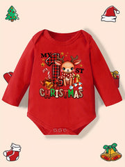 Baby Girl “My 1st Christmas” Winter Romper