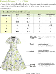 Womens 1950S Cape Collar Vintage Swing Stretchy Dresses