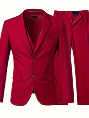 Men’s Slim Fit 3-Piece Suit
