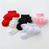 Floral Lace Baby Princess Socks