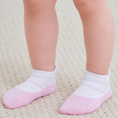 Baby Non Slip Grip Ankle Socks with Non Skid Soles for Infants Toddlers Kids Boys Girls