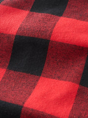 Men’s Fleece-Lined Plaid Hooded Flannel Jacket