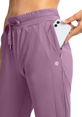 Women'S Joggers Pants with Zipper Pockets High Waisted Athletic Tapered Sweatpants for Women Workout Lounge