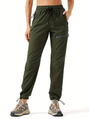 Women Lightweight Drawstring Jogging Pants