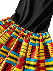 Women'S African Ankara Outfits Attire Kente Print Dresses
