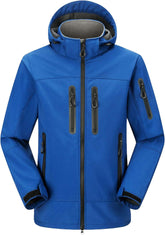 Womens Fleece Lined Rain Jacket Mountain Ski Snow Coat Ladies plus Size Outdoor Waterproof Warm Winter Raincoat