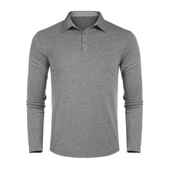 Long Sleeve Male Shirt Turn down Collar Autumn 2021 Pullovers Handsome Solid Color Slim Male Pullover Shirts Top