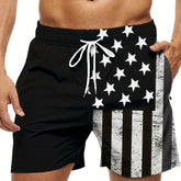 Flag Graphic Holiday Shorts