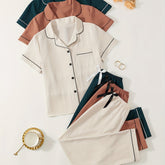 Women Heart Print Pajama Set Bundle