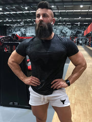 Men’s Bull Print Running Shorts