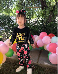 Baby Girl First Birthday Outfit 1St Birthday Girl Wild One Clothes Set