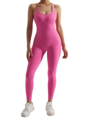 Seamless Backless Yoga Jumpsuit for Women