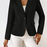 Soft Lapel Office Blazer Womens