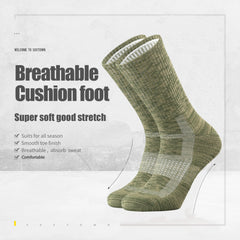 Unisex Cushioned Training Crew Socks