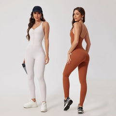 Quick Dry Seamless Yoga Jumpsuit
