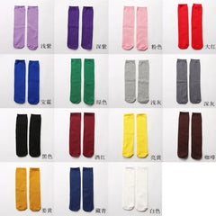 Kids Knee High Cotton Socks