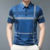 Striped Cotton Polo Casual