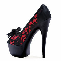 Ultra High Platform Lace Heels