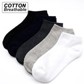 Men’s Large-Size Breathable Ankle Socks (5 Pairs)