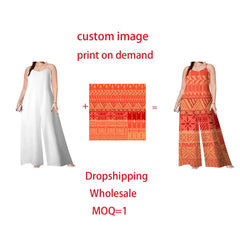 Modern Tribal Print Jumpsuit