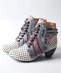 Women Leather High Heel Shoes