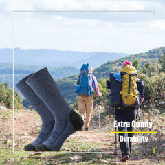 Merino Wool Hiking Crew Socks