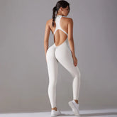 Scrunch Back Seamless Yoga Jumpsuit