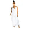 Sleeveless V Neck Summer Jumpsuit